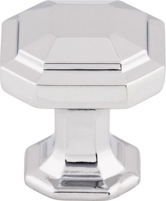 Top Knobs TK286PC Emerald Knob 1 1/8'' Polished Chrome