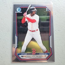 Justin Gonzalez 2026 1st Bowman Chrome Base Boston Red Sox