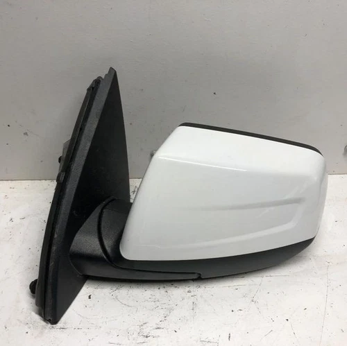 2017-2019 GMC Acadia Left Driver Side View Door Mirror Power Opt DR5 White