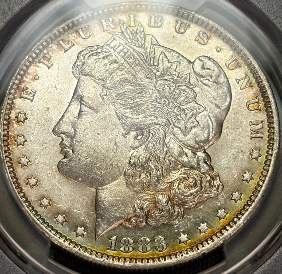 Silver MS 62 Graded 1883 Year Morgan US Dollars (1878-1921) for