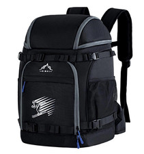 Ski Boot Bag-50L Snow Gear Backpack for Ski Helmet, Goggles, Gloves, boots