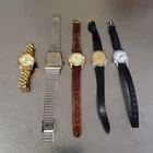 Vintage Watch Lot Of 5: Benrus, Elgin Glowatch, Lucerne, Timex, Gruen Embassy