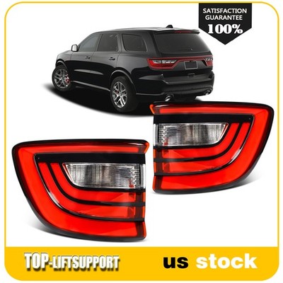 2Pcs Pair Outer Full LED Tail Lights Assembly For 2014-2025 Dodge Durango