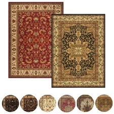 Traditional Persien Border Area Rug 5x8 Oriental Carpet - Actual 5' 2" x 7' 2"