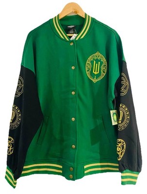 Universal Studios Wicked grün & gold bestickt Smaragd City Jacke XL - neu mit Etikett