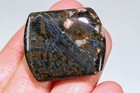 58Ct Blue Fire Golden Bi Color Rectangle Round Edged Pietersite Namibia FBDC41 — photo 2