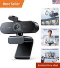 Ultra 4K HD Webcam - Ideal for Business Meetings with Privacy Cover Included