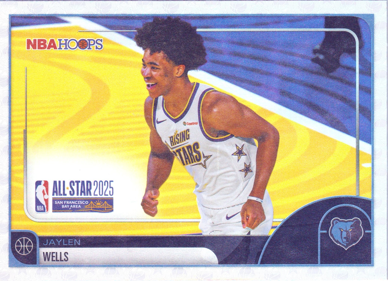 2025-26 Hoops #295 Jaylen Wells Light Burst