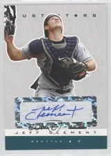 2007 Just Minors Just Stars Auto White 43/100 Jeff Clement #33 Auto 0a1