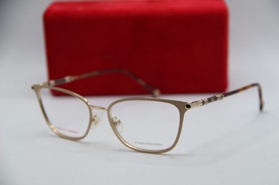 NEW CAROLINA HERRERA CH 0031 BKU PINK HAVANA AUTHENTIC FRAMES EYEGLASSES 55-17