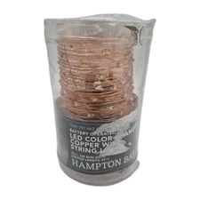 Hampton Bay LED Fairy String Light Color Changing Copper Wire 3-AA 