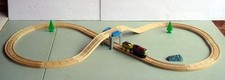 Thomas Wooden Railway Train  Track 25 pcs Figure 8 layout Salty overpass
