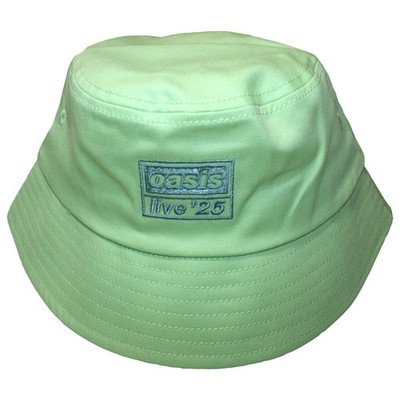 Oasis Live '25 Band Logo Ex-Tour Lime Grün Bucket Hat One Size