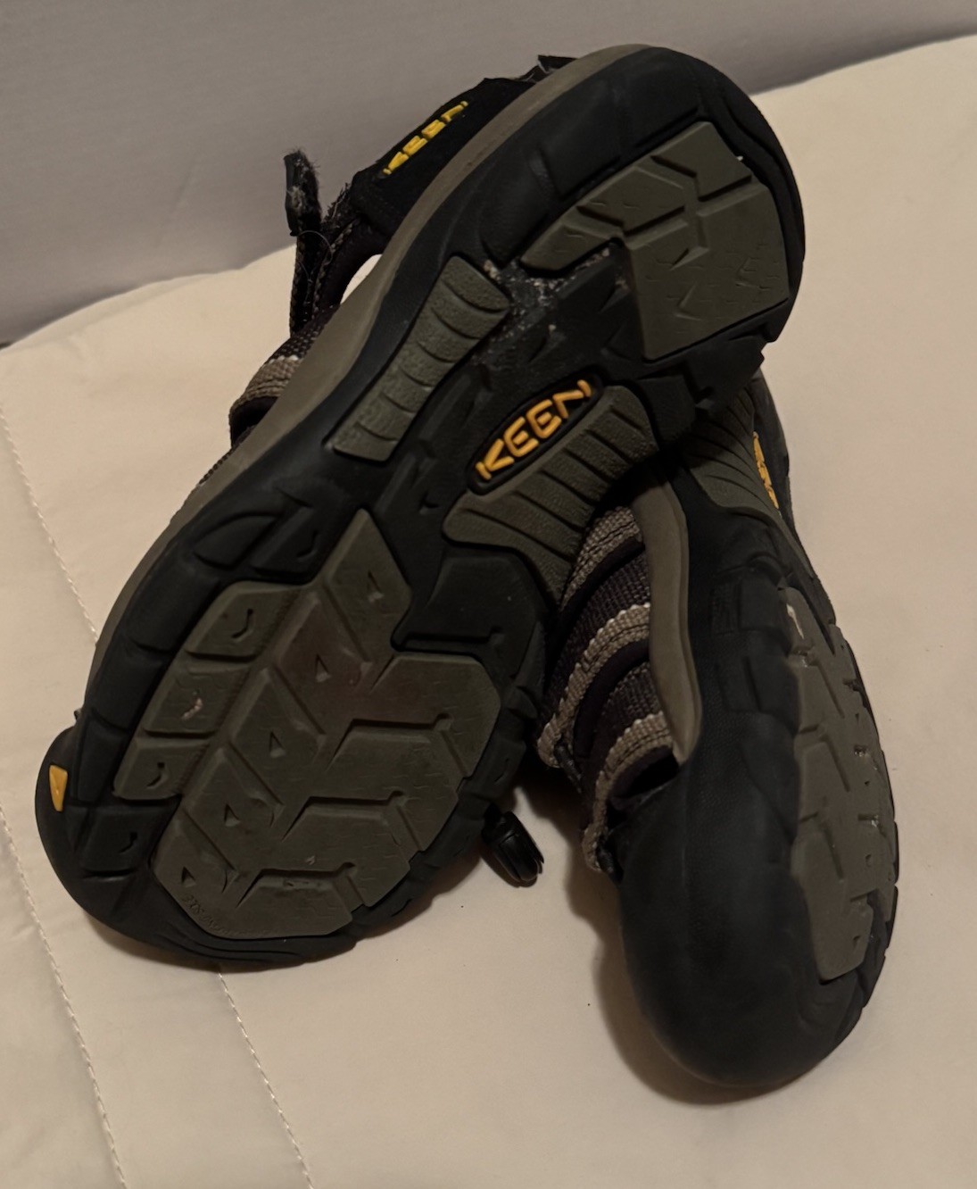 Sandali Keen da trekking acquatici taglia 1 nero oliva giovanile