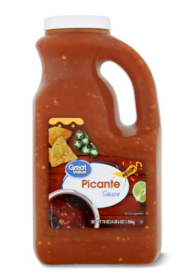 Great Value Medium Picante Sauce, 70 oz