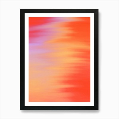 Abstract Art Stroke 04, strokes, ab Framed Wall Art Poster Canvas Print Picture
