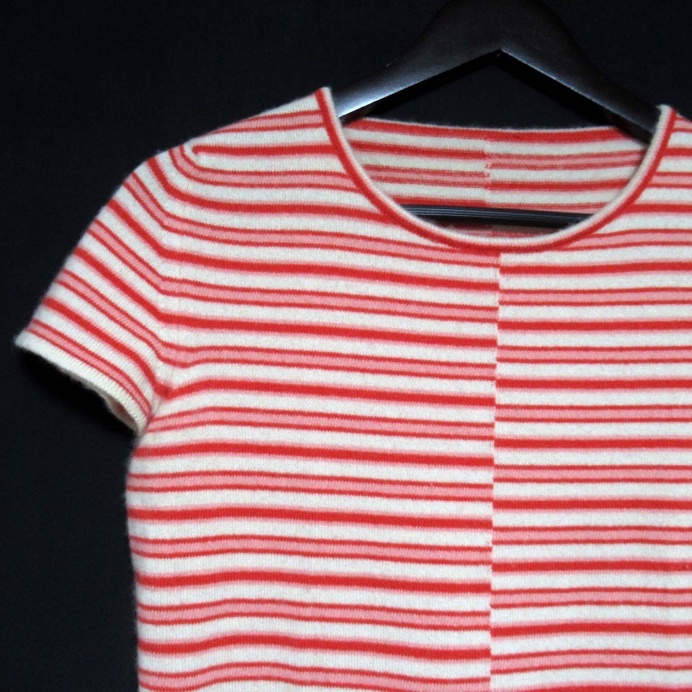 CHANEL Coco Mark Plate Border Pattern Cashmere Sh… - image 3