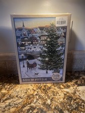 Cobble Hill Jigsaw Puzzle 500 piece - Village Tree - New