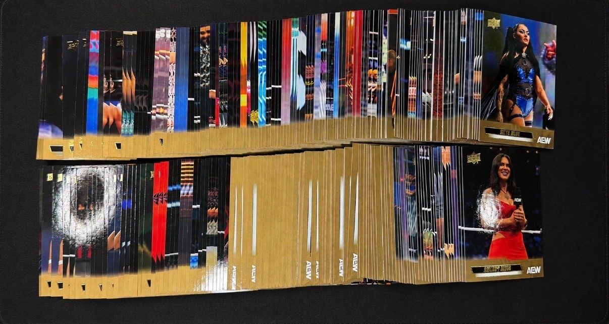 2026 Upper Deck UD AEW All Elite Gold Parallel #1-100 Build Set Pick Your Card