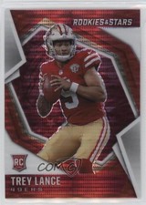 2021 Panini Rookies & Stars Rookies Red Pulsar Prizm Trey Lance #103 0a0s