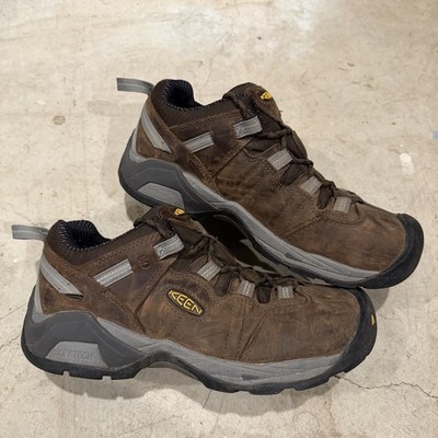 KEEN Detroit Low Mens Size 9 EE Waterproof Steel Toe Work Boots Shoes