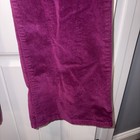 Jones & Co New York Velvet Violet Flared Leg Pants Mid Rise Size 12 Y2K — photo 3