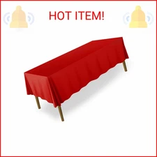 Lann's Linens - 70" x 120" Premium Tablecloth for Wedding/Banquet/Restaurant - R