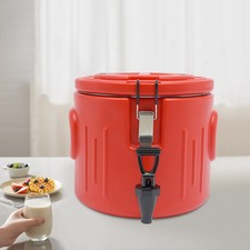 Red Insulated Beverage Containers Insulated Beverage Cooler Insulated Bucket 10L