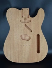 Custom Order Guitar Body, T-Style, Unfinished, Mahogany, Fits Tele® Neck