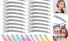 30PCS Metal Alligator Hair Clips, Duck Billed Salon Styling Clips 30pcs Mixed