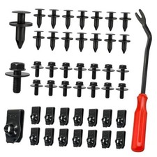 45PCS Universal Automotive Clip - Fender 45PCS Extruded U-nuts with Fasteners