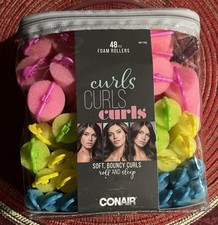 Conair Soft, Bouncy Curls Foam Rollers 48 Foam Rollers Heatless