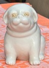 HIRADO Antique 19th Century Japanese Meiji Porcelain Okimono of Puppy Dog — photo 1