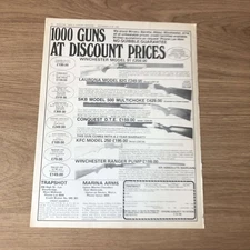 GUNS62 MAGAZINE ADVERT 12X9 TRAPSHOT: WINCHESTER MODEL 91
