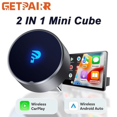 2 in 1 Wireless Carplay Adapter Android Auto Adapter USB Auto Dongle Connect Box