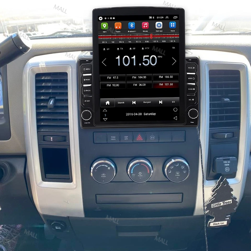 Radio de coche 4+64G para Dodge Ram Pickup Series Carplay Android15 2009-2011 navegación por satélite Foto 2 de 4