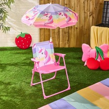 OHS Kids Unicorn Camping Chair