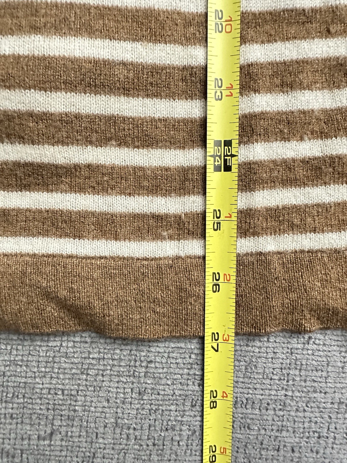 Norse Projects Sweater Men Medium Blue Striped Wool Pullover Lightweight Jumper image 5