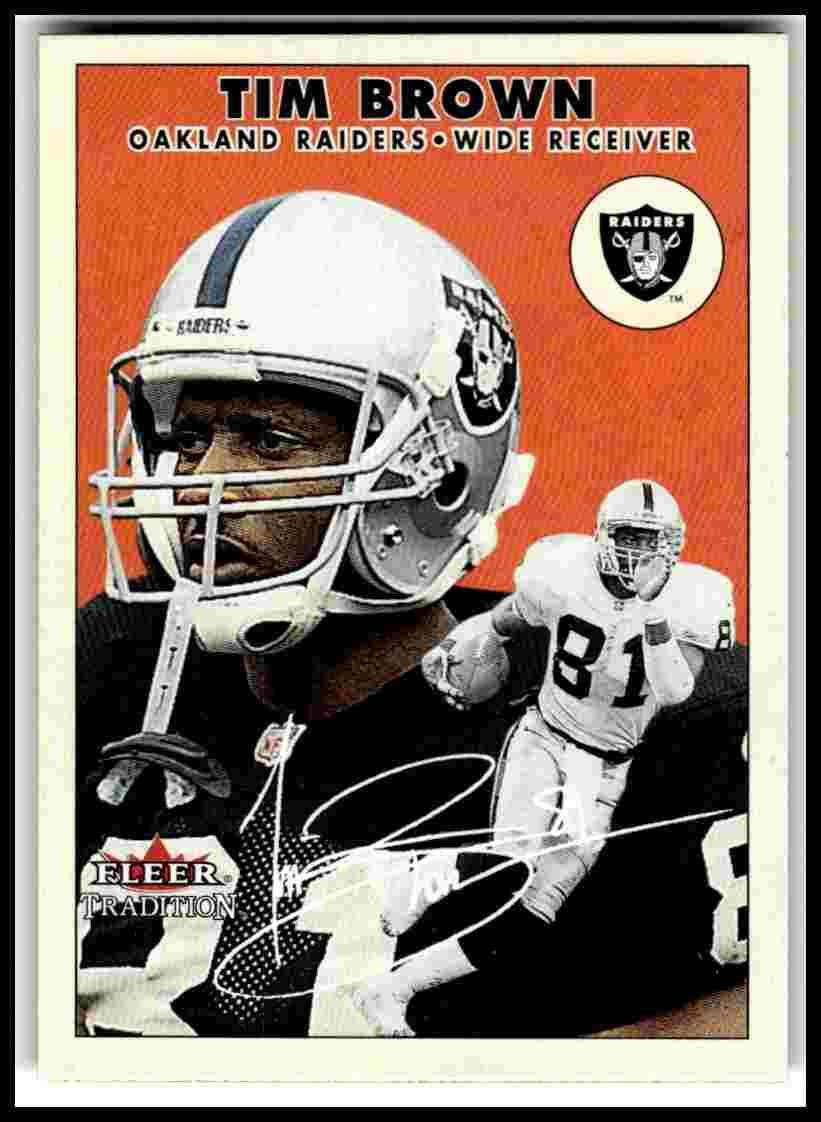 2000 Fleer Tradition #53 Tim Brown