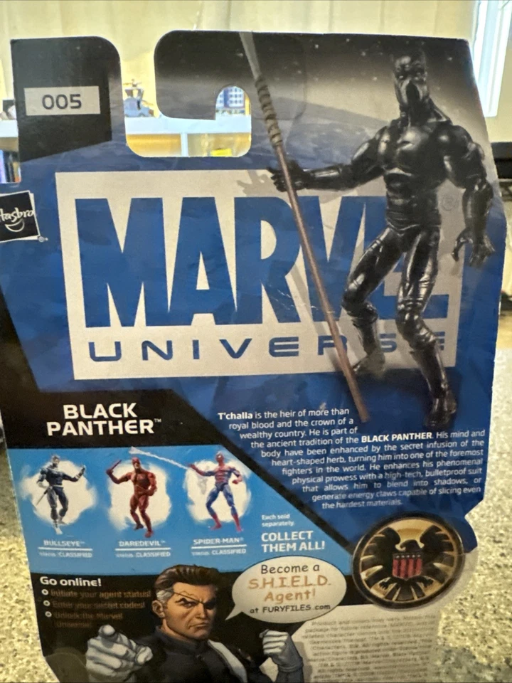Figura Pantera Negra Universo Marvel (Furyfiles 05) con Código Secreto Hasbro 2009 Foto 4 de 4