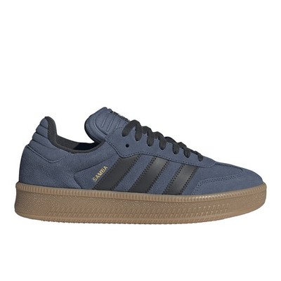 adidas Samba Xlg Lace Up  Mens Blue Sneakers Casual Shoes JR1112