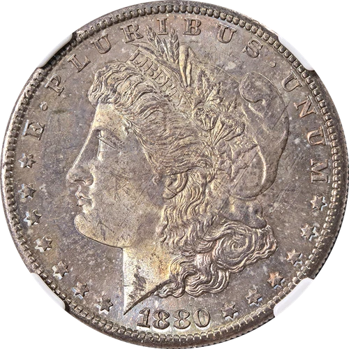 1880-S Morgan Silver Dollar NGC MS65 - Toning
