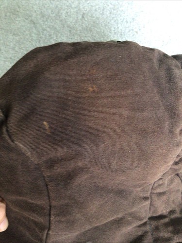 Carhartt Herren A148 DKB Insulated Canvas Ersatz Kapuze Braun Duck Quilt Gefüttert - Bild 10 von 10