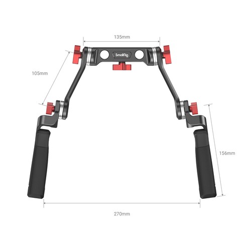 SmallRig Shoulder Handle Kit w/ Rosette Extension Arm for Camera 2002F - Picture 7 of 9