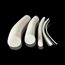Silicone Rubber Cord O Ring Cord White Seal Foamed Sponge Dia 1mm 2mm 3mm  20mm