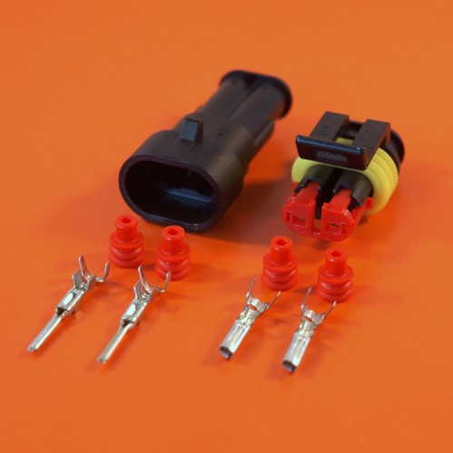 Connettore Auto AMP 1 Pin Impermeabile IP67, Per Cavi 16-20 AWG, Robusto E Sicuro Connettore AMP Impermeabile - Foto 6