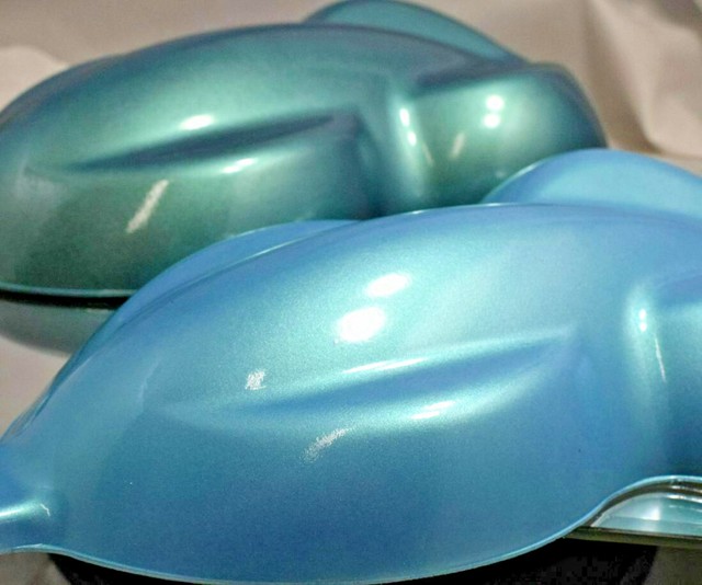 Blue Green Pearl Pigment Mica Automotive Paint Resin Casting Airbrush