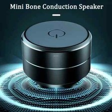 Mini Bone Conduction Speaker Vibration Stereo Audio Digital TWS Wireless Speaker