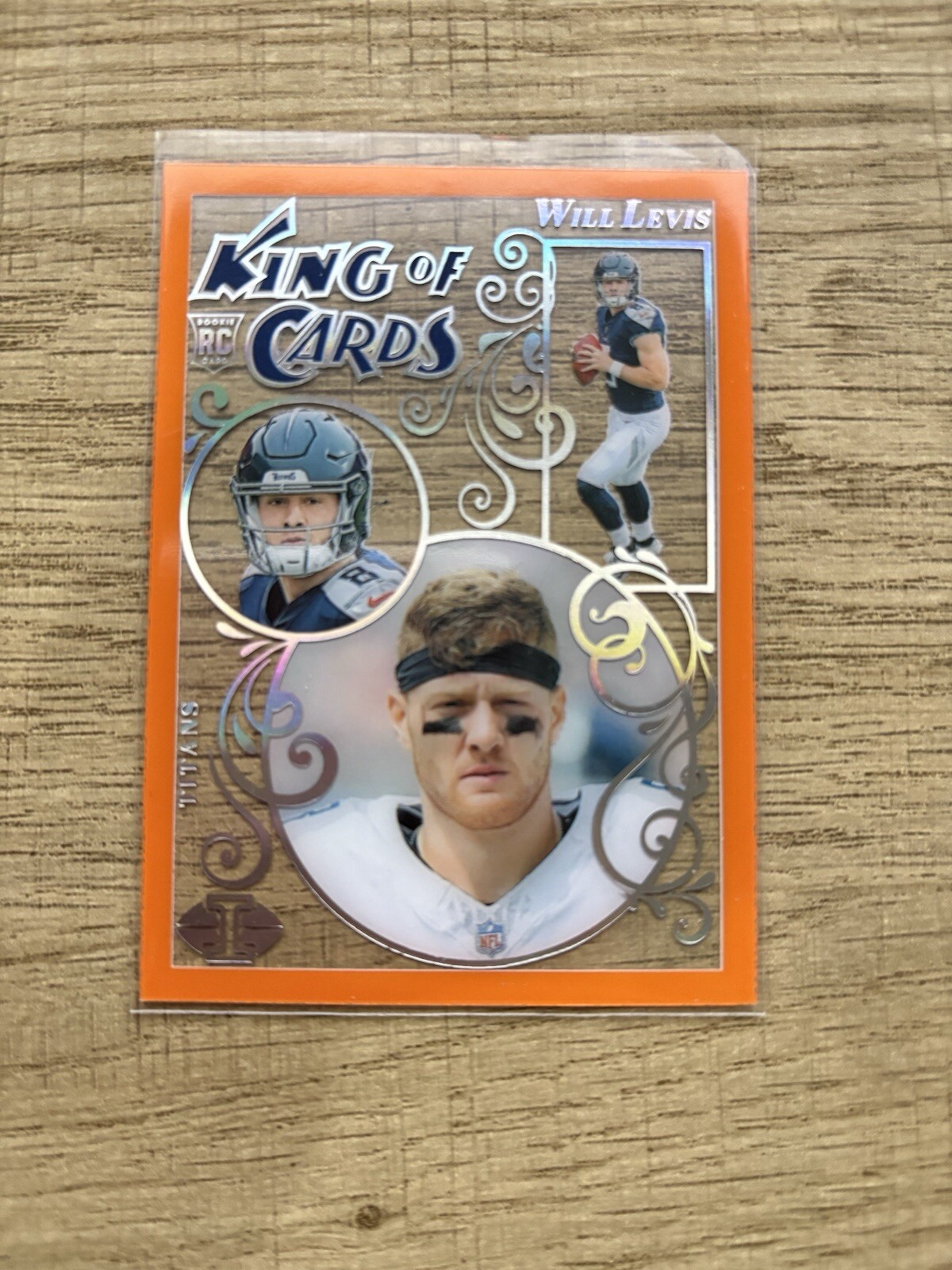 2023 Panini Illusions - King of Cards Orange #20 Will Levis (RC)
