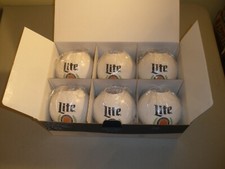 Miller Lite Beernaments Christmas Ornaments Set Of 6 New In Box No Beer